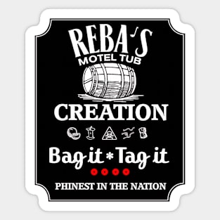 Phish: Reba (black) Sticker